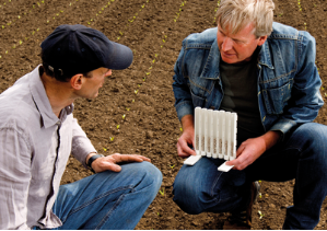 Producteurs en discussion