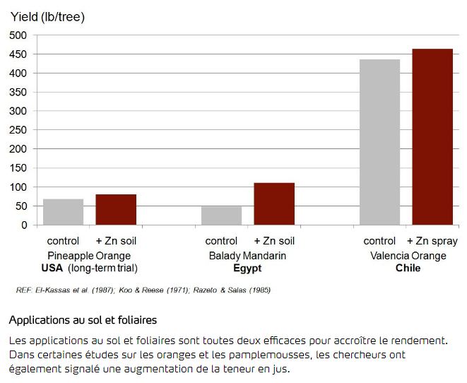 Applications au sol et foliaires 