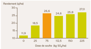 Soufre et rendement 